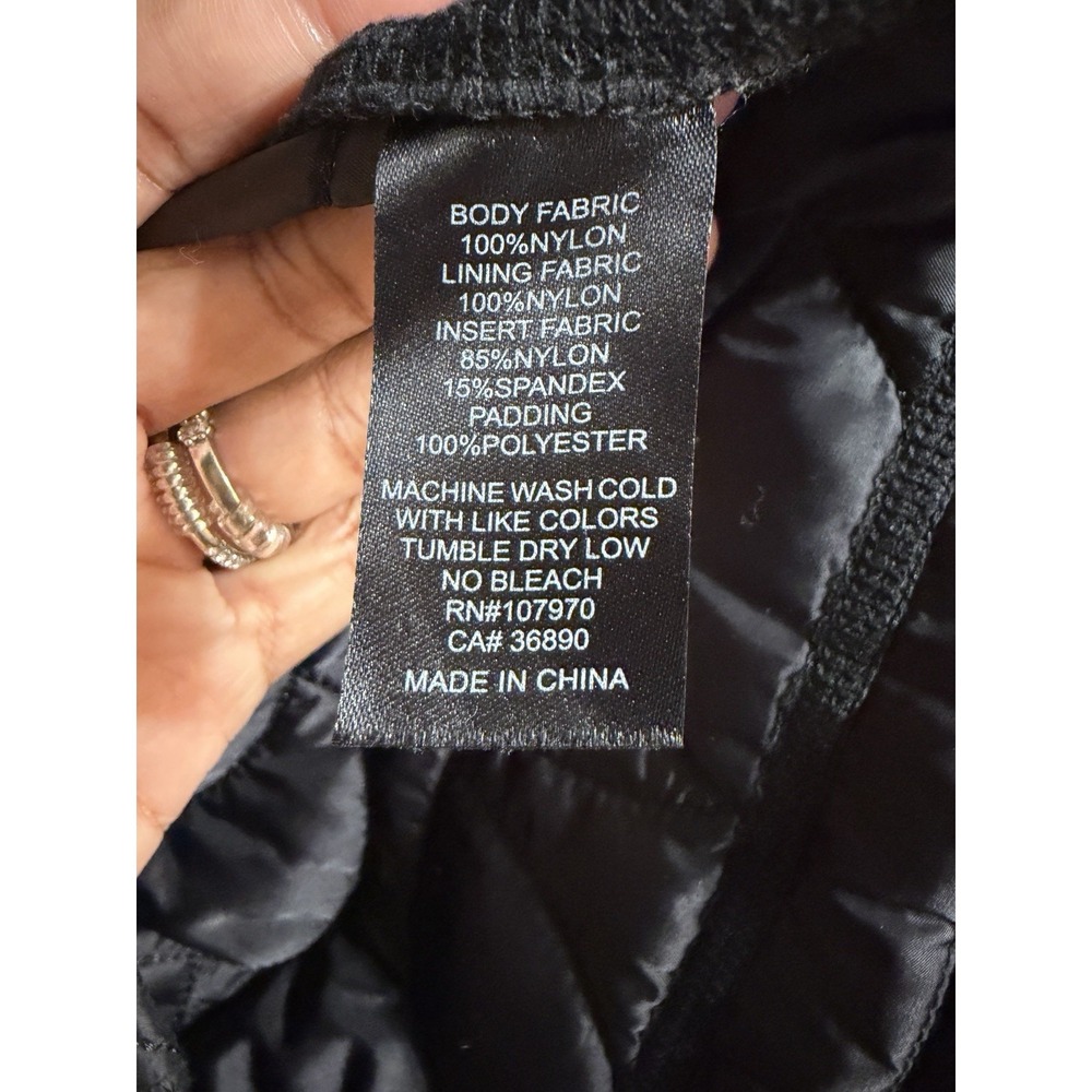 Kerrits Jacket Coat Puffer Quilted Women's L Black Horseback Riding Equestrian - Picture 8 of 9